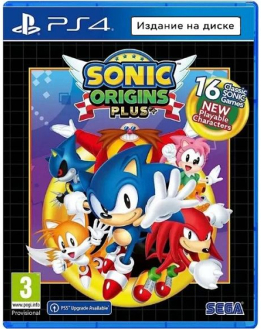Игра Sonic Origins Plus для PS4 (Английская версия) детальное изображение - 1
