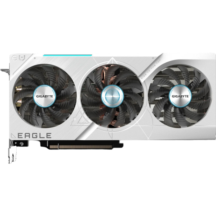 Видеокарта Gigabyte NVIDIA GeForce RTX 4070 Ti Super, GV-N407TSEAGLEOCICE-16GD, 16 ГБ, Белый детальное изображение - 3