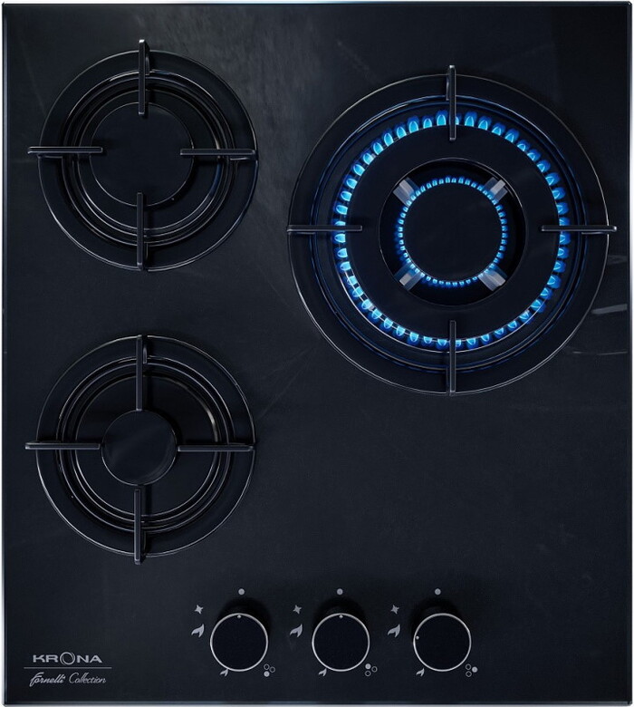 Варочная поверхность Krona CORTESIA 45 BL, Черный №1