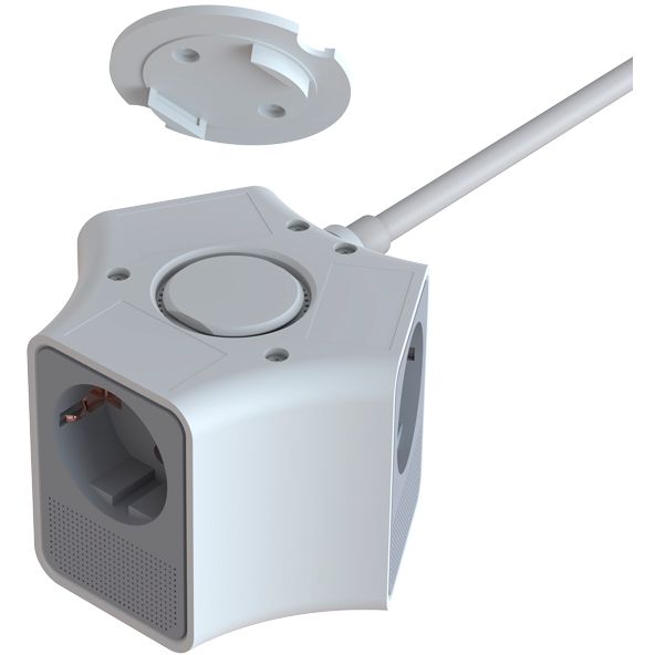 Сетевой фильтр Ritmix RM-231C, 2 м, Белый детальное изображение - 3