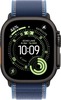 Умные часы Apple Watch Ultra 3 49 мм, Black Titanium Case with Blue/Bright Blue Trail Loop, Синий/Светло-голубой вариант - 2
