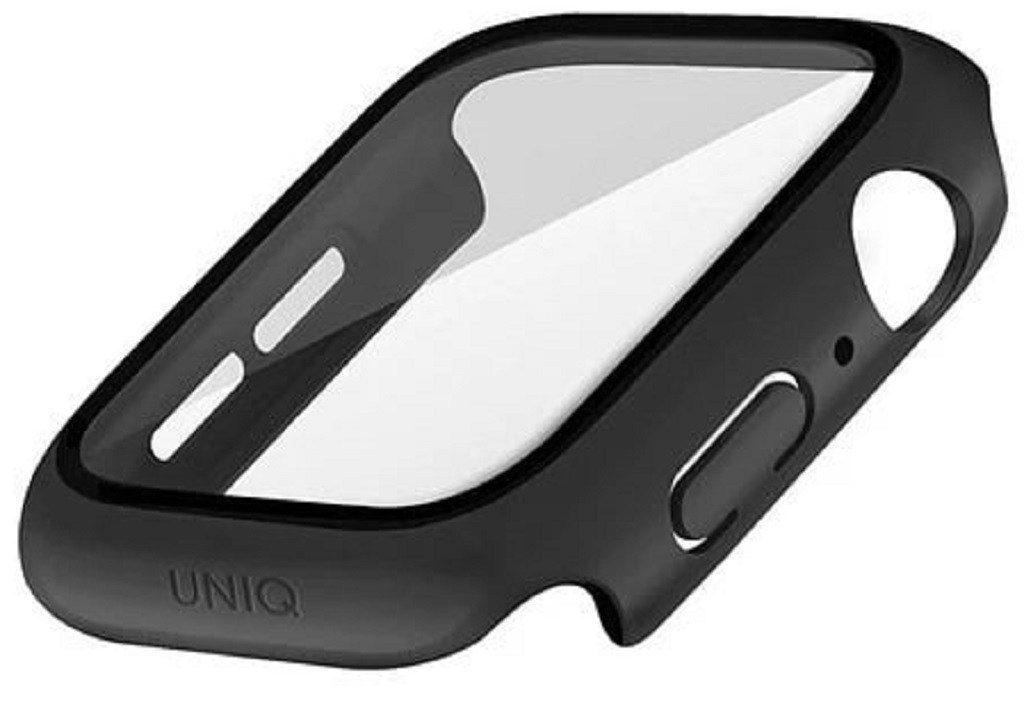 Чехол Uniq Nautic +9H glass влагозащищённый IP68 для Apple Watch 45мм, черный (45MM-NAUBLK) детальное изображение - 2