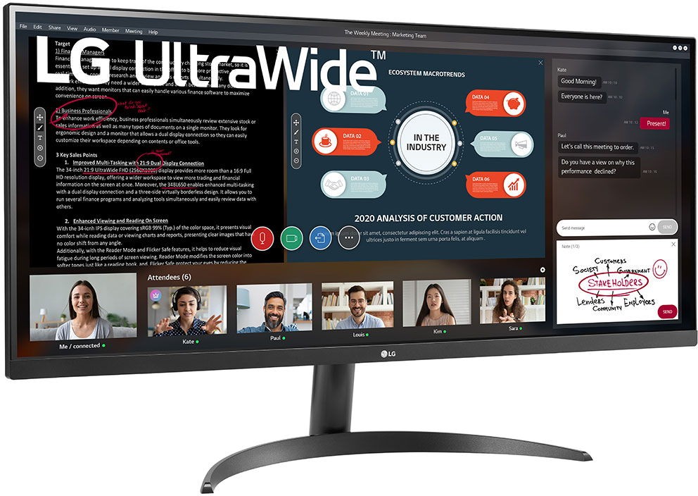 Монитор LG UltraWide 34WP500, 29