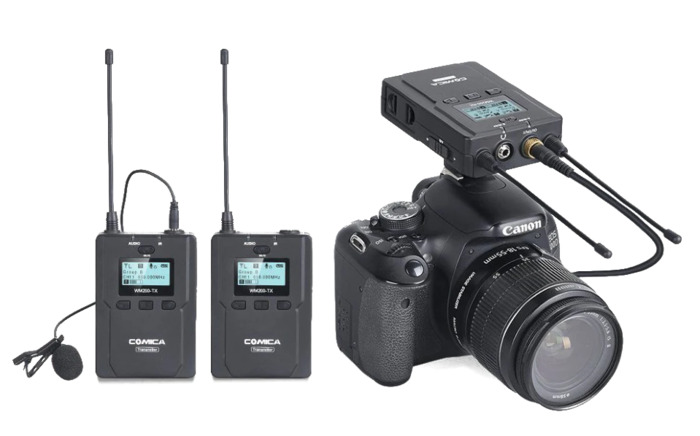 Радиосистема CoMica WM200C UHF (RX + TX), Черный №2