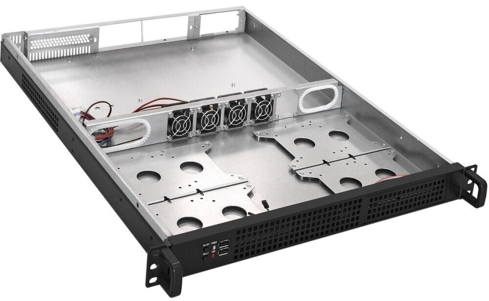 Серверный корпус ExeGate Pro 1U550-04/350DS, 350 Вт, Черный детальное изображение - 2