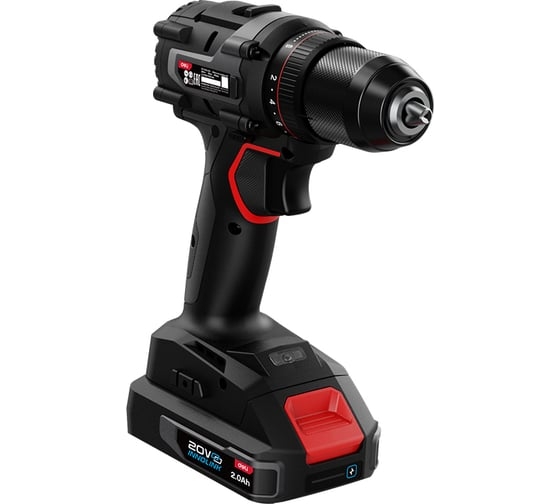 Аккумуляторная дрель-шуруповерт DELI DE-DZ20-2D2, 20 В, 70 Нм, 2 А·ч, 164327 детальное изображение - 4