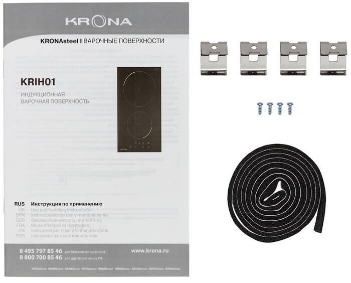 Варочная поверхность Krona PIASTRA 30 BL, Черный №6