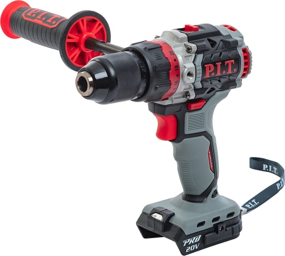 Дрель ударная аккум. бесщёточная P.I.T. X-DRIVER SOLO (20В, 75Нм, метал патрон 13мм, 2ск) PSB20H-13D, 20 В детальное изображение - 2