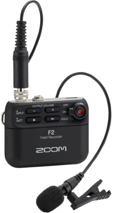 Рекордер Zoom F2, 32 бит, Черный детальное изображение - 1