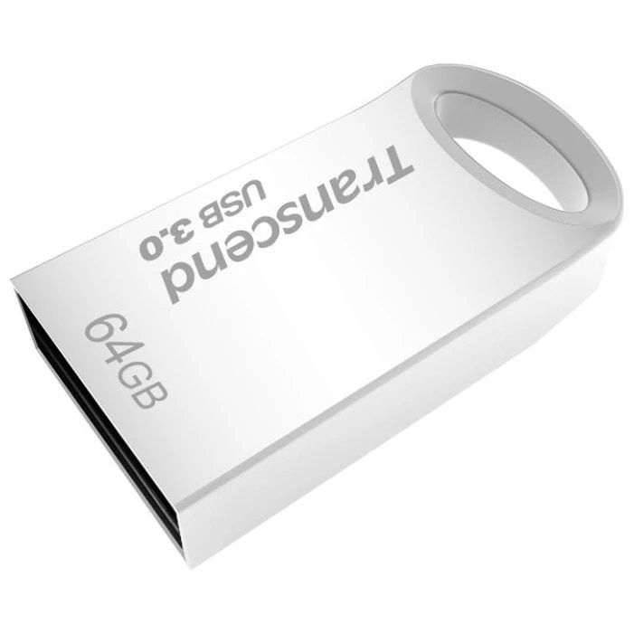 USB Flash накопитель Transcend JetFlash 710 (TS64GJF710S) 64 ГБ, серебряный детальное изображение - 1