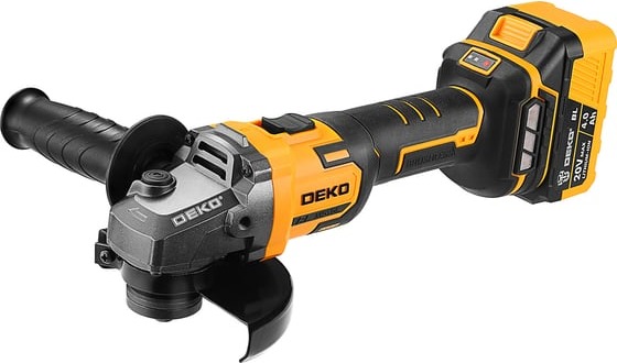 Бесщеточная углошлифовальная машина DEKO DKAG 063-2153, 125 мм, 9000 об/мин, 1000 Вт детальное изображение - 1