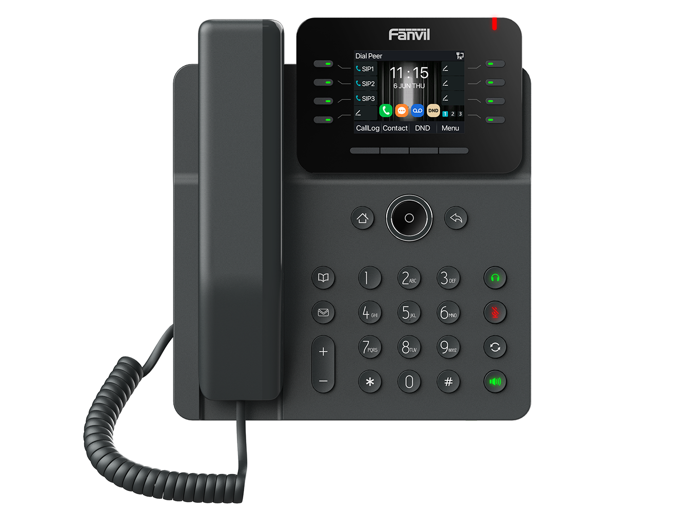 VoIP-телефон Fanvil (Linkvil) V62G, Черный детальное изображение - 2