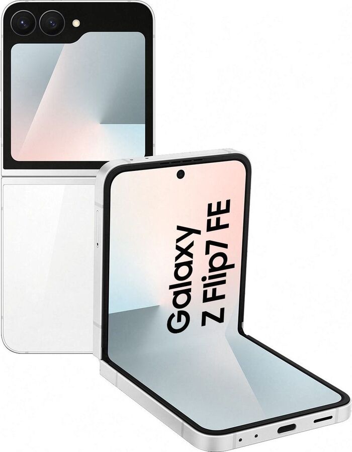 Смартфон Samsung Galaxy Z Flip7 FE 8/256 ГБ, Белый, nano-SIM + eSIM №1