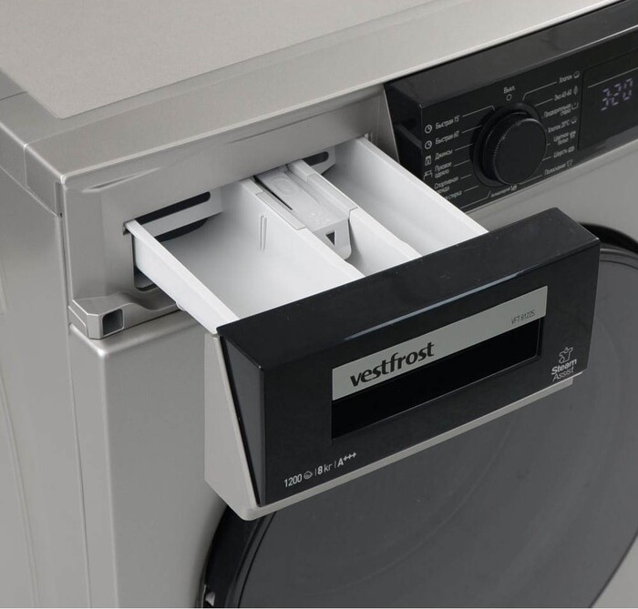 Стиральная машина Vestfrost VFT 8122S, Серебристый №4