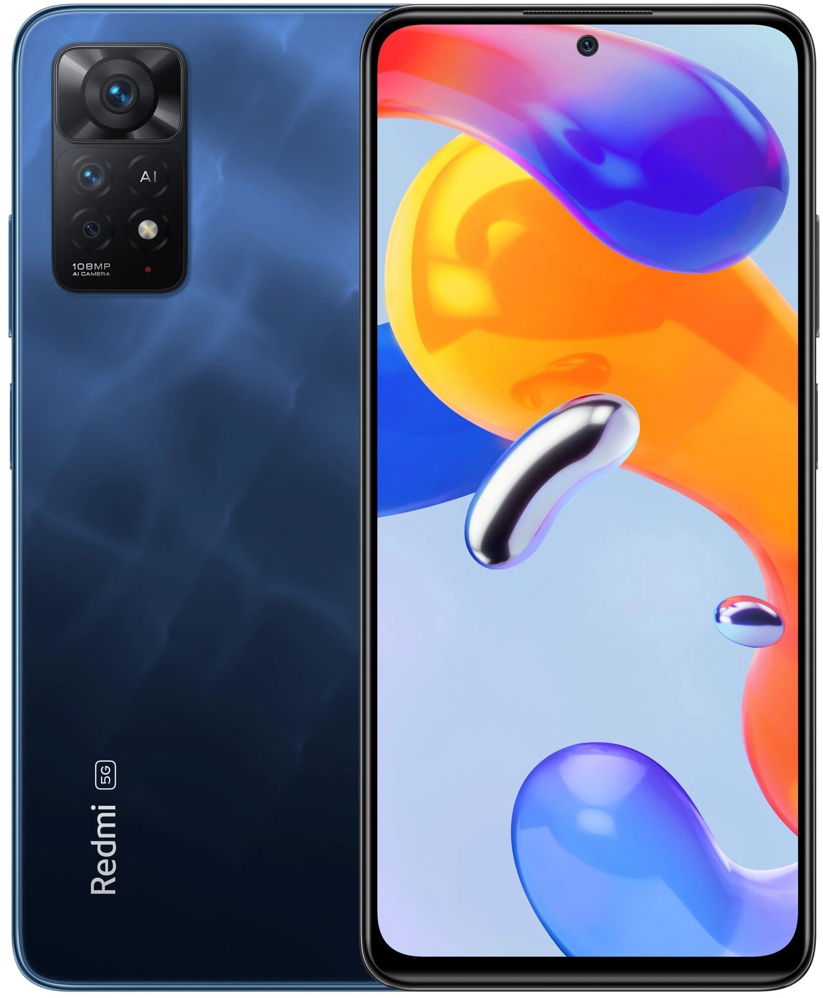 Смартфон Xiaomi Redmi Note 11 Pro 5G 128 ГБ, Синяя Атлантика, Dual nano SIM детальное изображение - 1