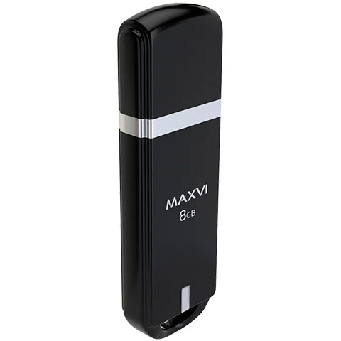 USB Flash накопитель MAXVI P3 8 ГБ, черный детальное изображение - 2