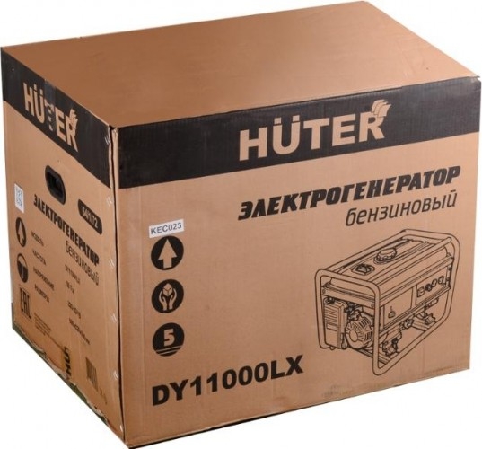Генератор бензиновый HUTER DY11000LX 64/1/72, 8.5 кВт, Черный детальное изображение - 8