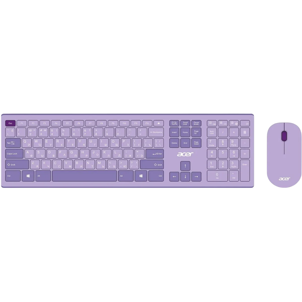 Клавиатура + мышь Acer OCC205, Фиолетовый детальное изображение - 2