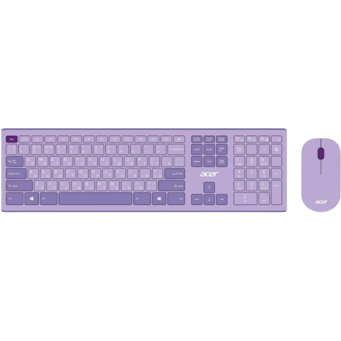 Клавиатура + мышь Acer OCC205, Фиолетовый №2