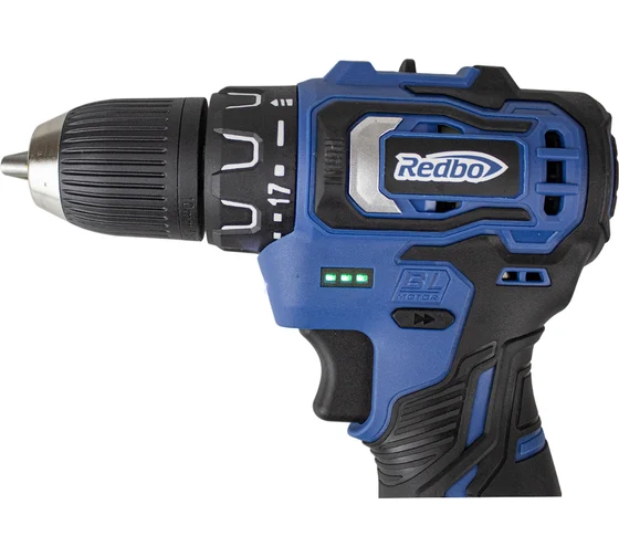 Аккумуляторная дрель-шуруповерт Redbo LD-16BL 19389, 20 В, 40 Нм, 2 А·ч  детальное изображение - 3