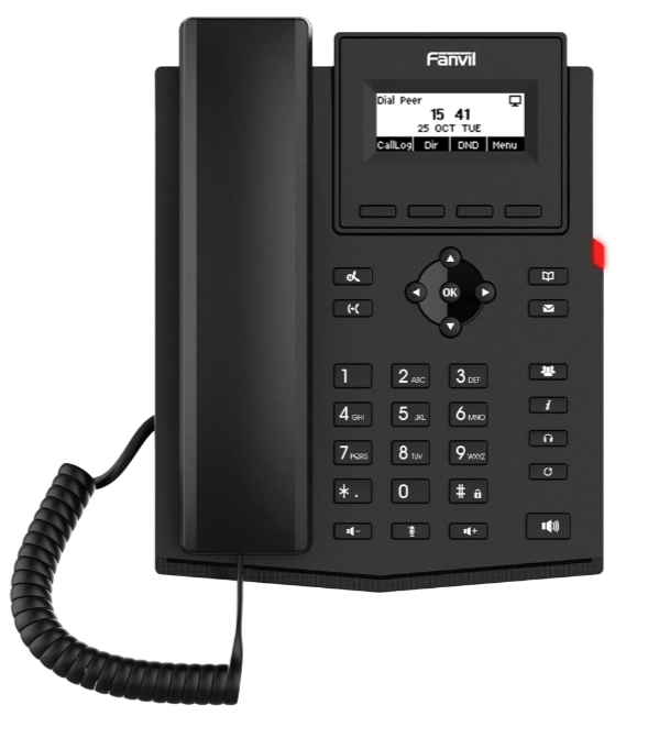 VoIP-телефон Fanvil (Linkvil) X301, Черный детальное изображение - 2