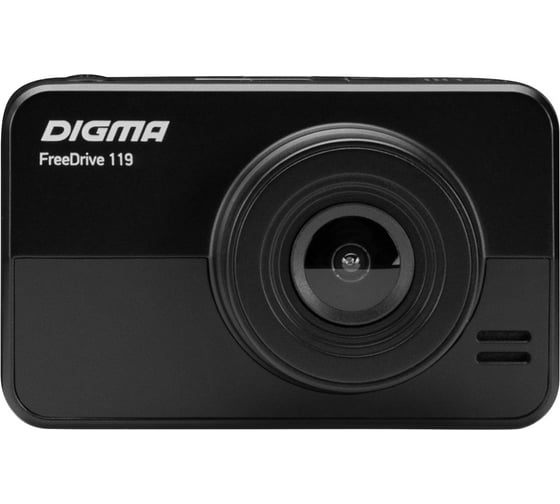 Видеорегистратор DIGMA FreeDrive 119, 1920x1080 Full HD dpi, MicroSD, 32 ГБ, Черный детальное изображение - 1