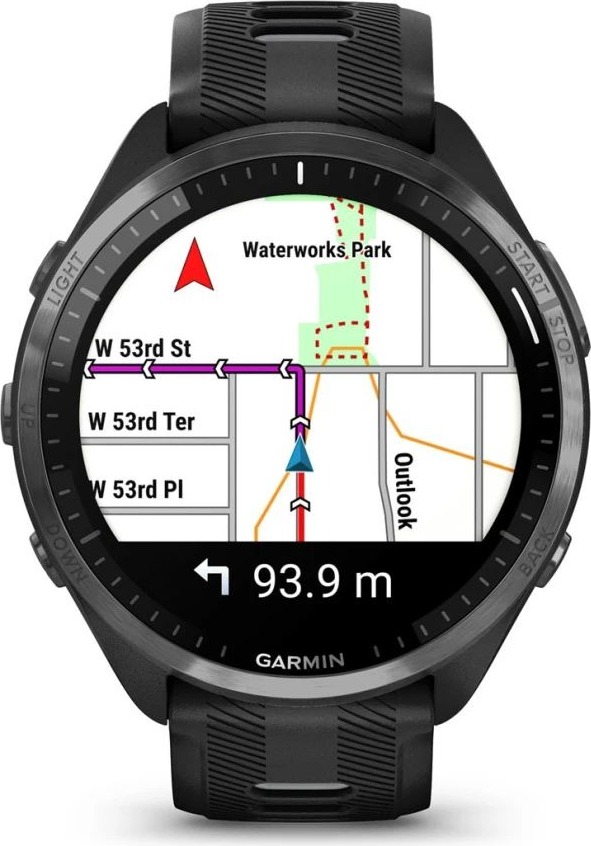 Смарт-часы Garmin Forerunner 965, Черный детальное изображение - 2
