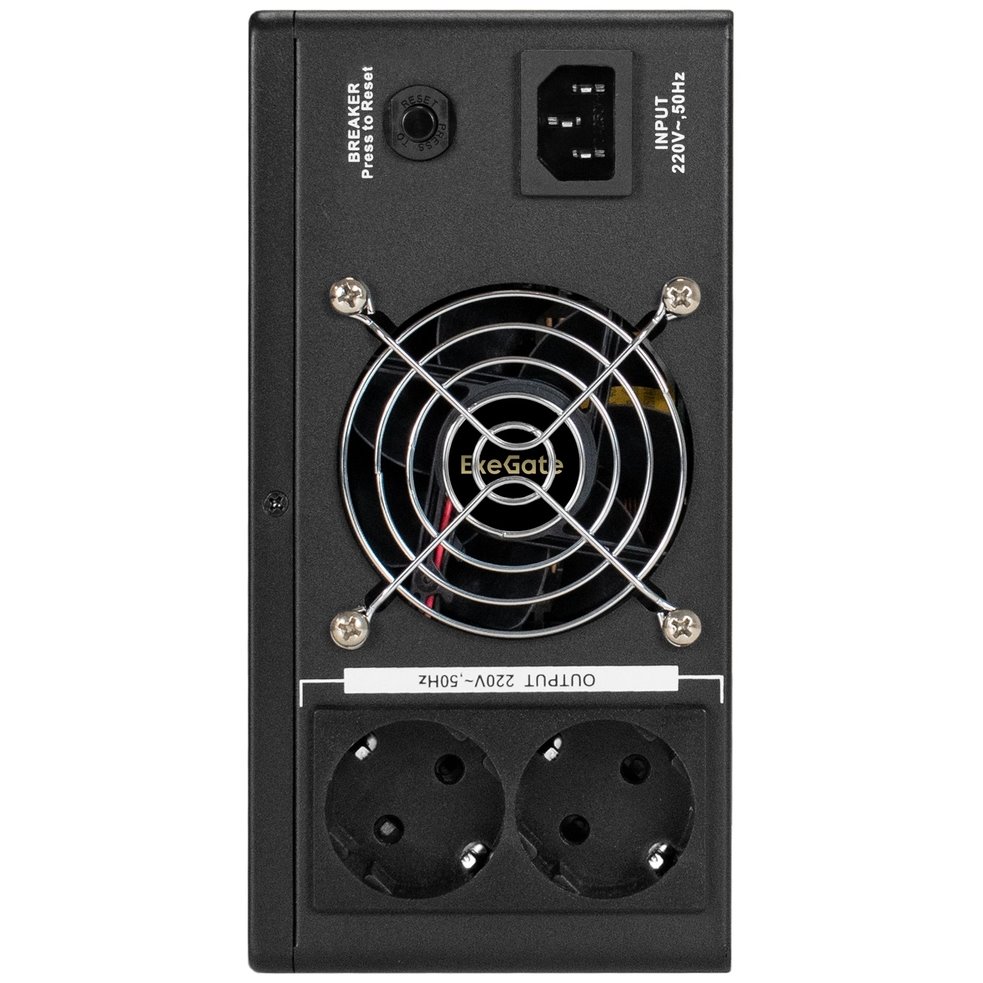 ИБП ExeGate IdealSine SR-1000.LCD.2SH + DT 1233 (33Ач) + батарея детальное изображение - 3