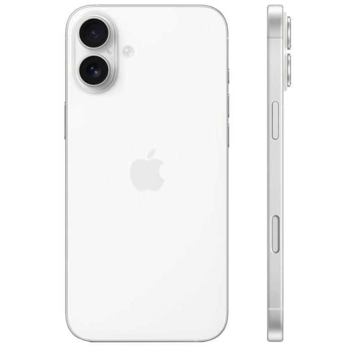 Смартфон Apple iPhone 16 Plus 128 Гб, Белый, nano SIM + eSIM №2