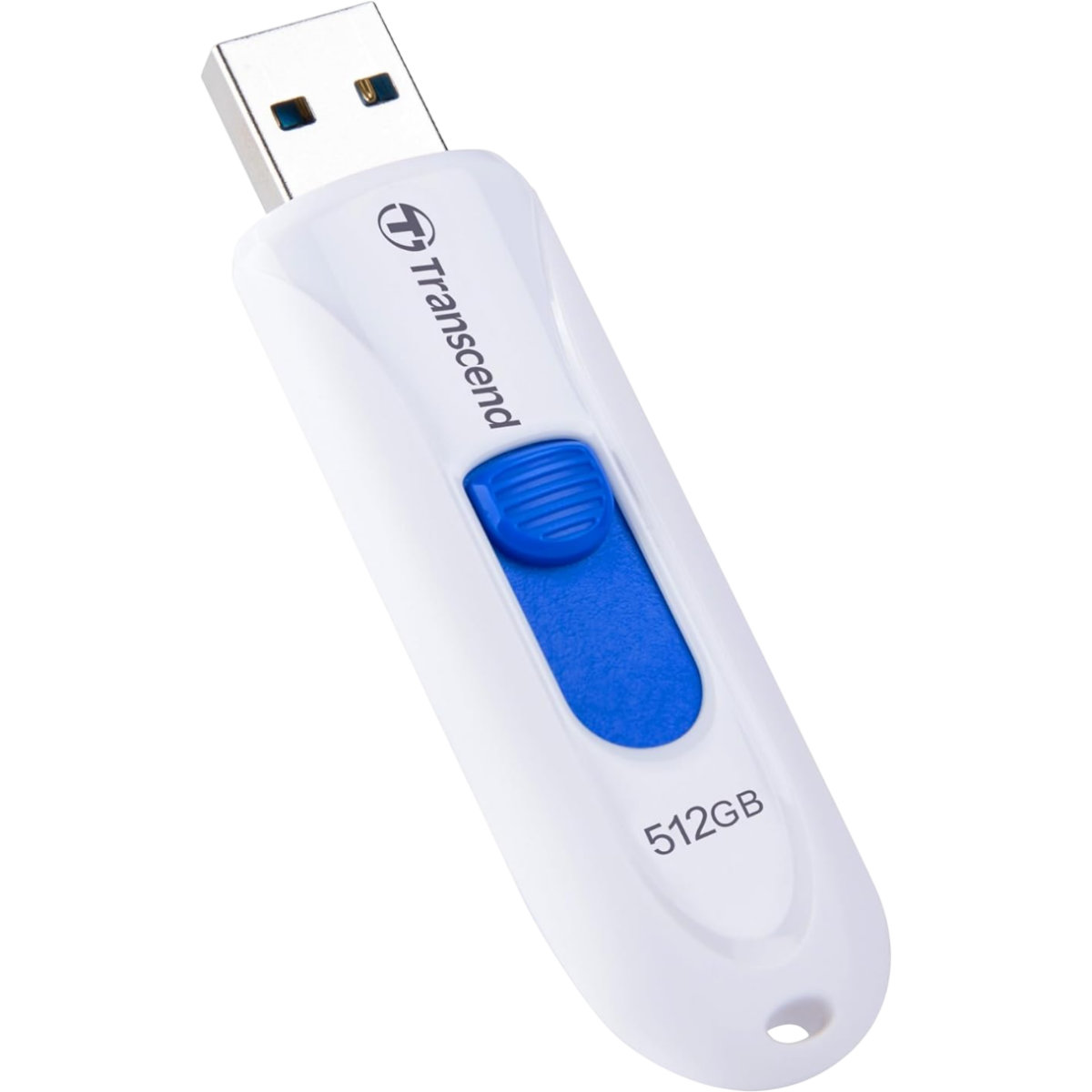 USB Flash накопитель Transcend JetFlash 790 (TS512GJF790W) 512 ГБ, белый детальное изображение - 1