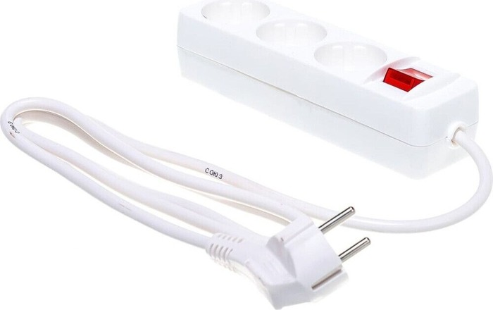 Сетевой удлинитель СОЮЗ 481S-8303, 3 м, Белый №2