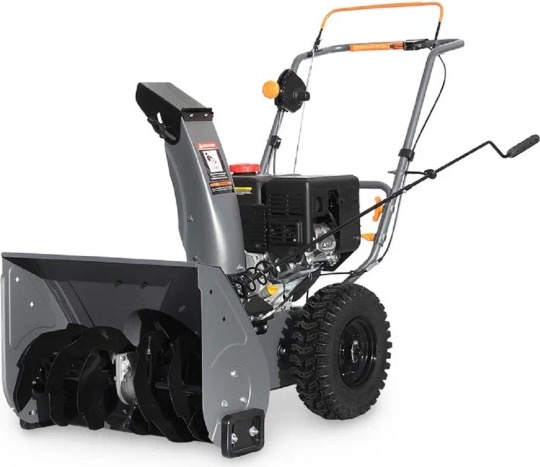 Снегоуборщик бензиновый VILLARTEC WB7056, 7 л.с., 5100 Вт, Серый/Оранжевый детальное изображение - 1