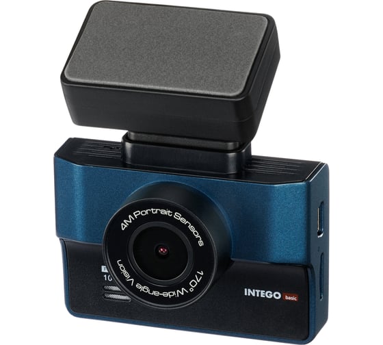 Видеорегистратор INTEGO Basic VX-850FHD-DB, 1920x1080 Full HD dpi, MicroSD, 32 ГБ, Синий детальное изображение - 2