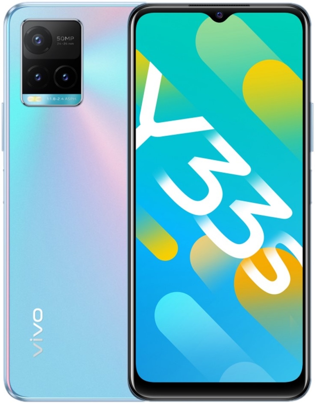 Смартфон Vivo Y33s 128 ГБ, RAM 8 Гб, Голубой, Dual nano-SIM детальное изображение - 1