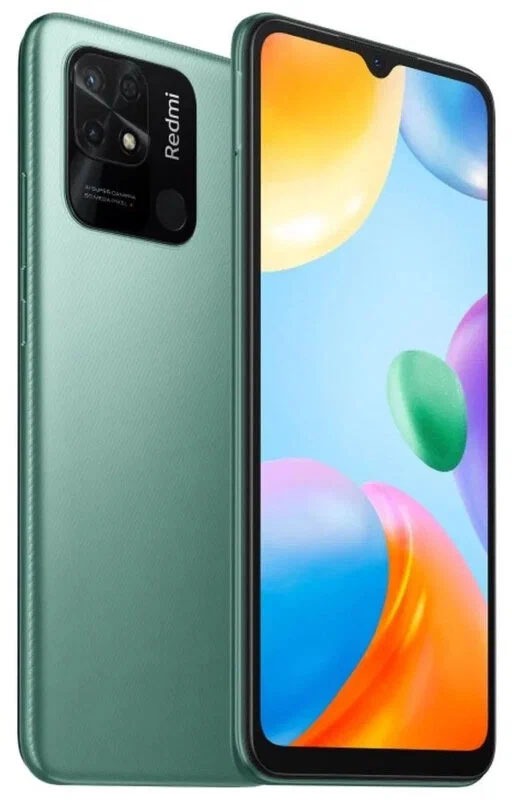 Смартфон Xiaomi Redmi 10C 64 ГБ, Зеленая мята, Dual nano SIM детальное изображение - 2