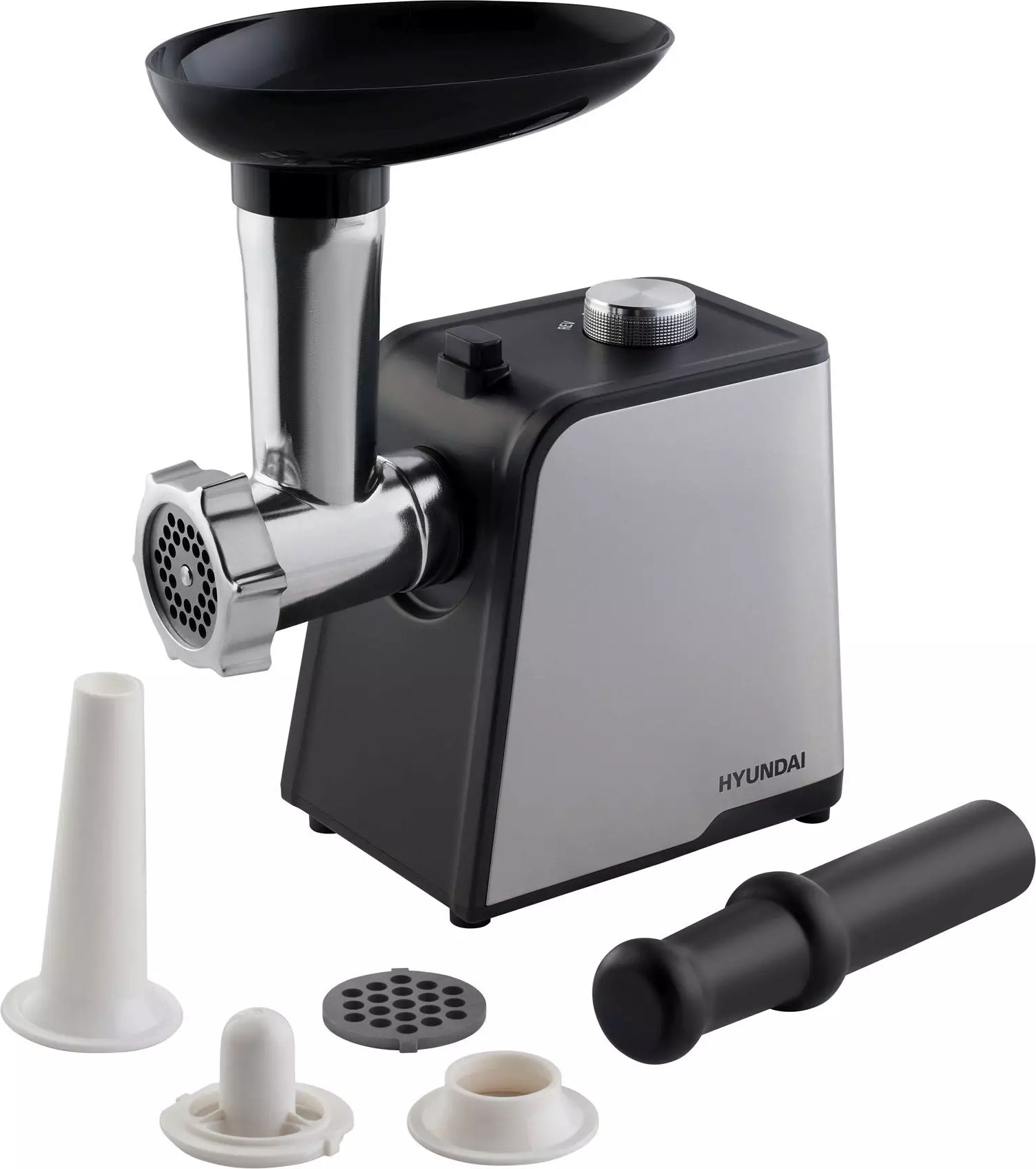 Мясорубка Hyundai HY-MG2214, Серебряный детальное изображение - 6