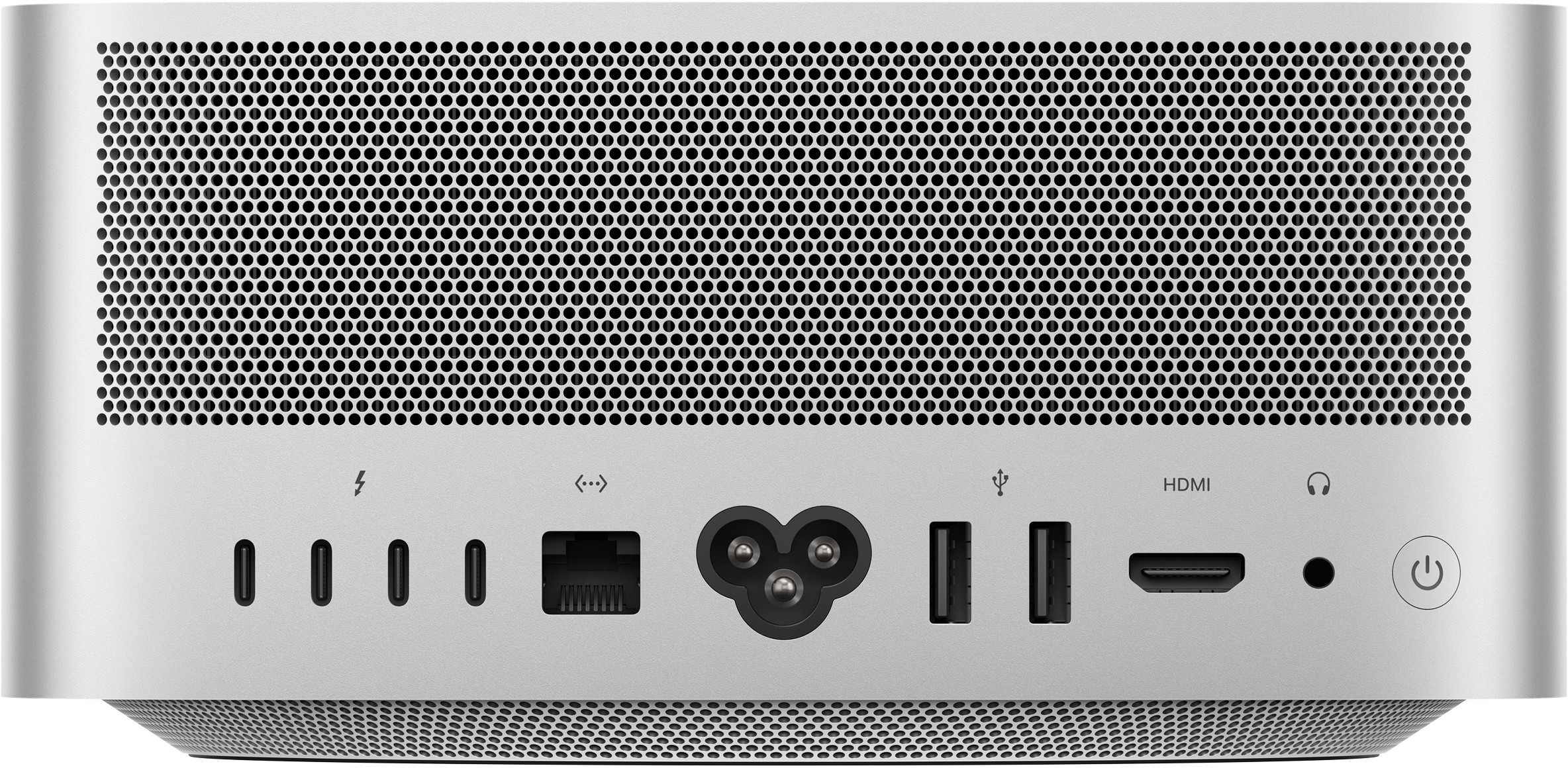 Настольный компьютер Apple Mac Studio M4 Max 2025, RAM 128 Гб, SSD 4 Тб, 40-Core GPU, Серебристый детальное изображение - 2