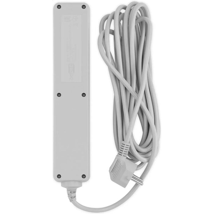 Сетевой фильтр PC PET AP01006-5-G, 5 м, Серый №3