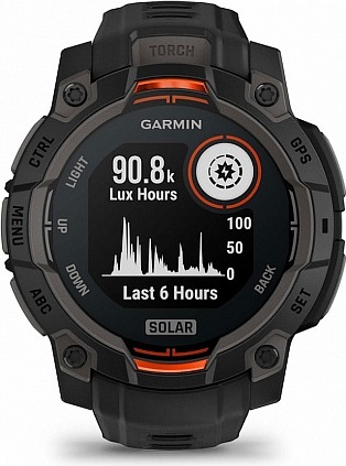 Смарт-часы Garmin Instinct 3 Solar, 45 мм, Черный детальное изображение - 3