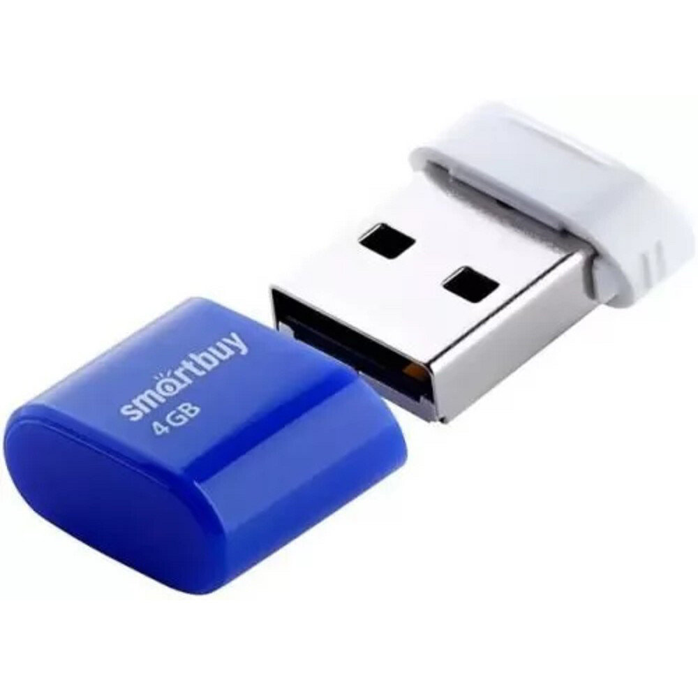 USB Flash накопитель SmartBuy Lara (SB4 ГБLara-B) 4 ГБ, синий детальное изображение - 3
