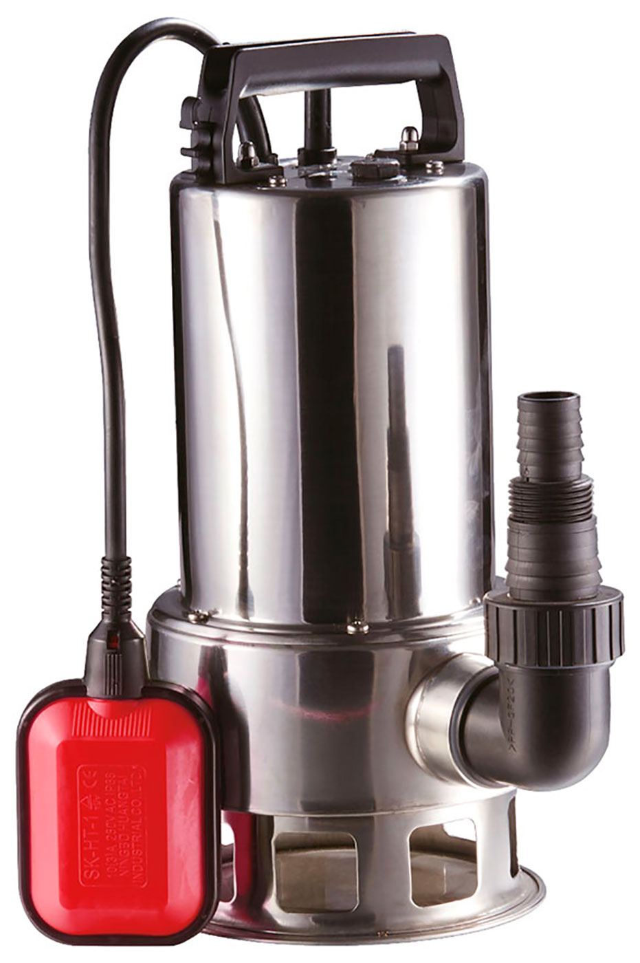 Насос погружной центробежный Edon SP 400/5P PRO, 125 л/мин, 25 мм, напор 5 м, d=25 мм, 400 Вт, Красный детальное изображение - 1