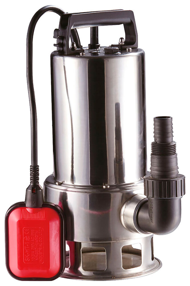 Насос погружной центробежный Edon SP 400/5P PRO, 125 л/мин, 25 мм, напор 5 м, d=25 мм, 400 Вт, Красный №1