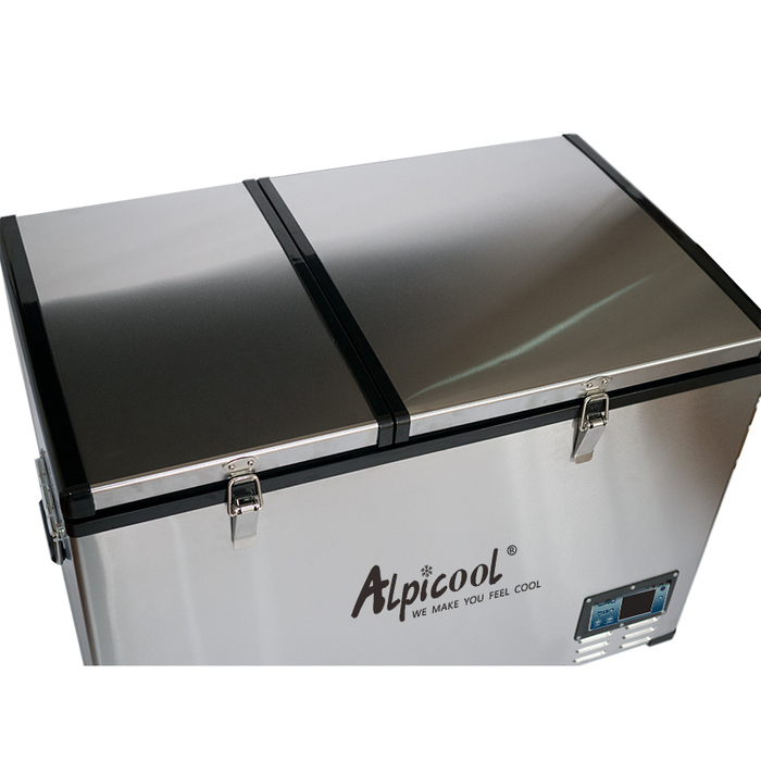 Автомобильный компрессорный холодильник Alpicool BCD125, 990263, 12/24 В, Серый №3