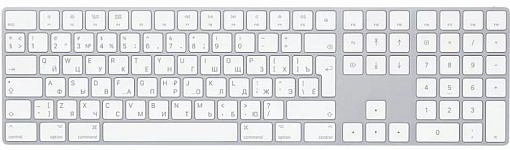 Клавиатура Apple Magic Keyboard with Numeric Keypad, Серебристый (MXCJ3RS/A) детальное изображение - 2