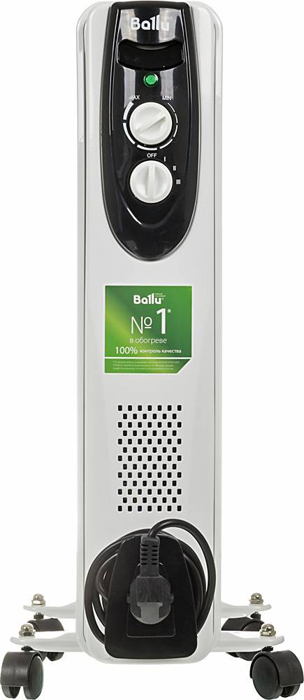 Масляный радиатор Ballu Classic BOH CL-07WRN, Белый детальное изображение - 2