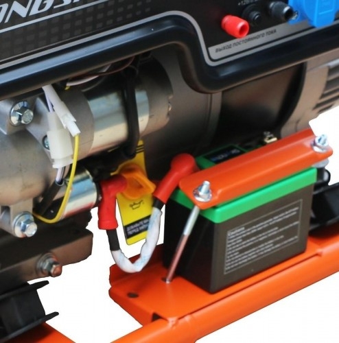 Генератор бензиновый ZONGSHEN PB 5000 E 1T90DF503, 4 кВт, Оранжевый детальное изображение - 4