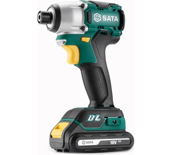 Винтовёрт аккумуляторный бесщёточный ударный 18V Sata SC51085, 18 В детальное изображение - 2