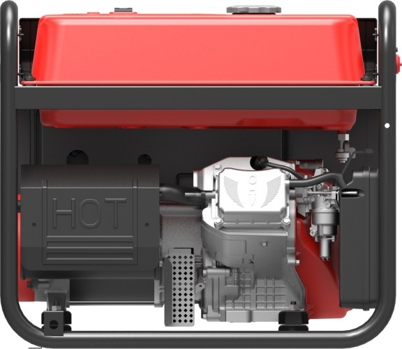 Генератор бензиновый SUNREKA G6500X 211005, 6 кВт, Красный детальное изображение - 3
