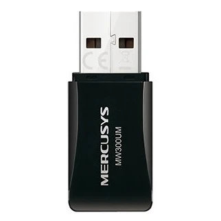 Wi-Fi адаптер Mercusys MW300UM, Wi-Fi 4, Черный детальное изображение - 2