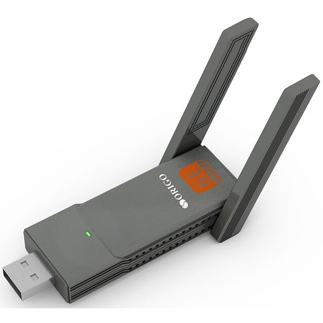 Wi-Fi адаптер Origo OW1800M, Wi-Fi 5 + Bluetooth 5.2, Черный детальное изображение - 1